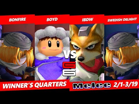 Genesis 6 SSBM Teams - Bonfire & BoyD VS IBDW & Swedish Delight - Smash Melee Teams WQF