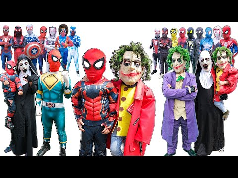 What If Many SPIDER-MAN & JOKER in 1 HOUSE ???|| KID SPIDER MAN Was Kidnapped by JOKER (LIVE ACTION)