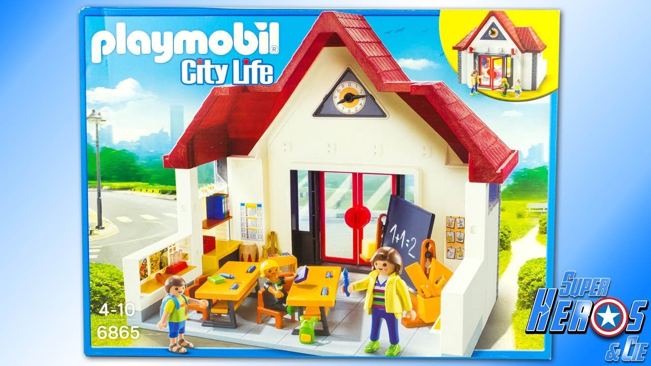 Playmobil City Life Ecole Salle de Classe Jouet Toy Review 6865 Juguetes Super Heros et Compagnie