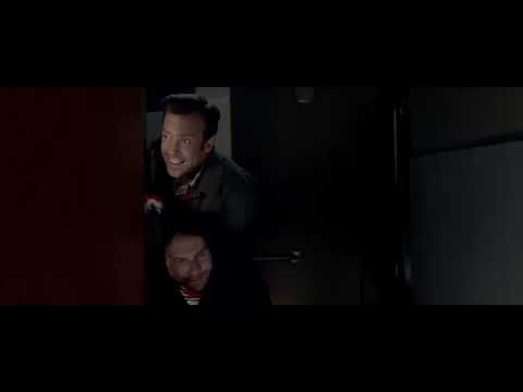 Trailer montage: slow-motion exit from a bar set to swaggering music