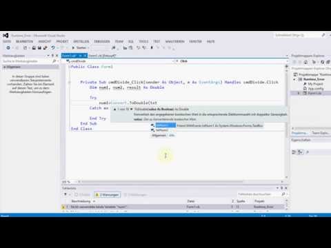 Vb Runtime Error Try Catch