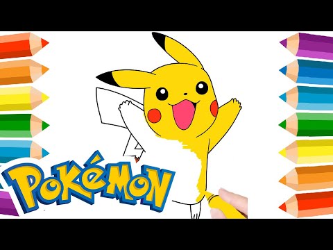 Dessin PIKACHU Pokémon 🔥 Coloriage Pikachu Dessin Pokémon 🎨 Pokémon Légendaire EX Pokémon GX