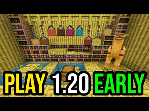 How To Play Minecraft 1.20 Update EARLY! No Beta! | PS/Xbox/PE