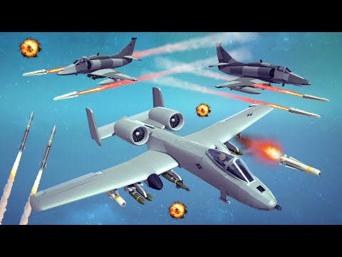 Air vs Ground Combat #22 | Besiege