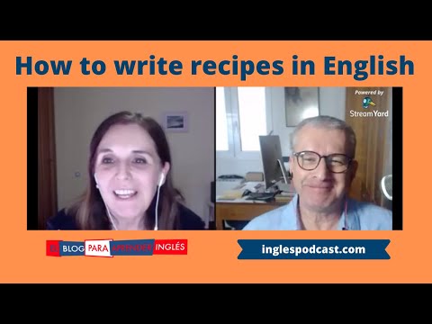 , title : 'How to write recipes in English'