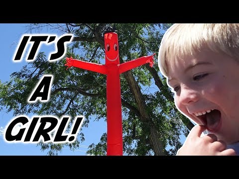 We Found Our First Female Wacky Waving Inflatable Tube Man Air Dancer Girl!