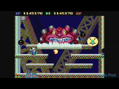 Snow Bros  (Arcade) Playthrough longplay retro video game