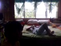 sleeping with a big head