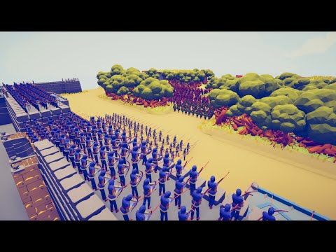 CAN 100x MEDIEVAL ARMY PROTECT KING? - Totally Accurate Battle Simulator TABS