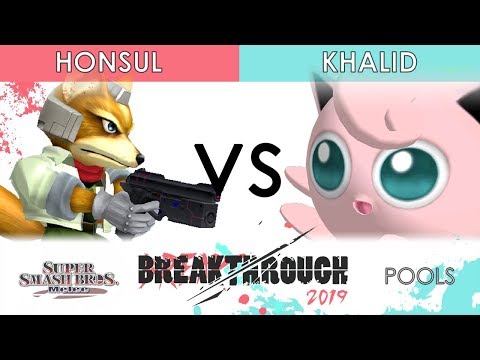 Breakthrough 2019 - Honsul (Fox) VS Khalid (Jigglypuff) - SSBM Pools