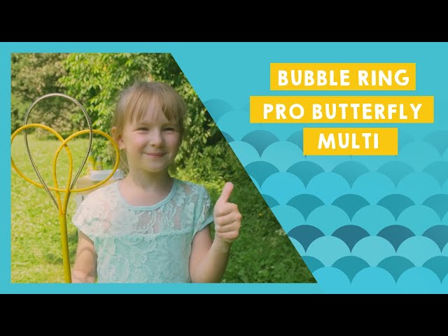 Tuban Pro Multi Butterfly Seifenblasen-Set + 400 ml Flüssigkeit