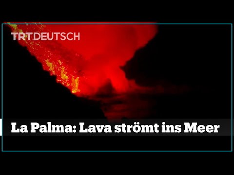 La Palma: Lava strömt ins Meer