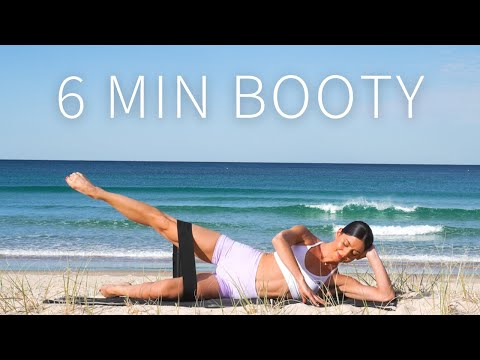 6 MIN BOOTY BURN || MINI RESISTANCE BAND WORKOUT (Optional)