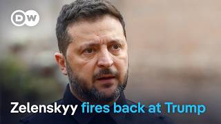 Ukraine rejects Trump's call for new leadership | DW News