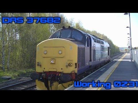 DRS 37682 On 0Z31 Passing Chesterfield HD 1080p