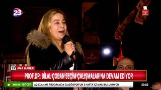 PROF.DR. BİLAL ÇOBAN SEÇİM ÇALIŞMALARINA DEVAM EDİYOR