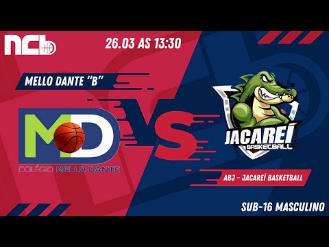 MELLO DANTE "B" X ABJ JACAREI BASKETBALL - NCB SUB-16 MASCULINO 2022.1