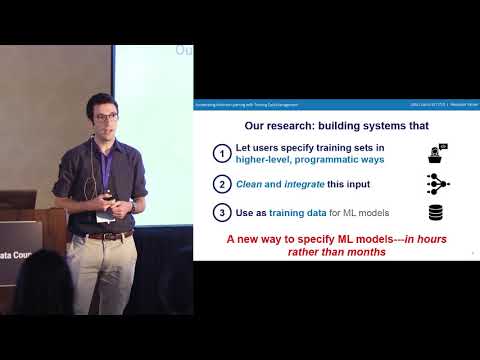 Accelerating Machine Learning with Training Data Management