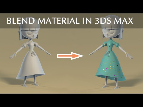 Blend Material   3Ds Max Tutorial -  AeonionLe