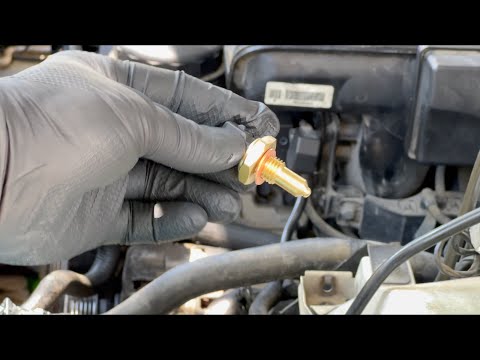 Replacing the Coolant Temperature Sensor on a 2005 BMW X5 E53