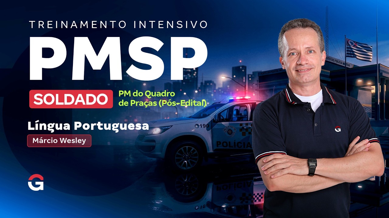 Treinamento Intensivo PM SP - Língua Portuguesa com Márcio Wesley