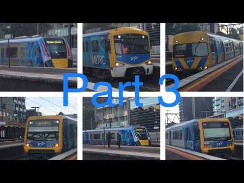Trens em South Yarra Parte 3 (longa) | Imagens de Melbourne PT