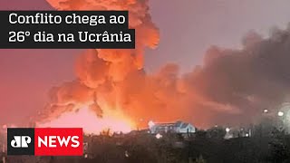 Ataque russo atinge tanque de amônia na Ucrânia
