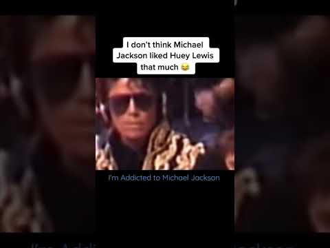 That Time Michael Jackson Wasn't Feeling Huey Lewis Singing #Shorts