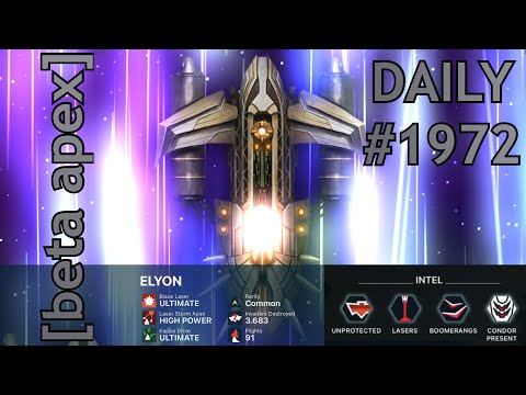 📖 Purple Laser Hint In Description: Elyon [beta apex] - daily #1972 - Phoenix II - Marshal S4