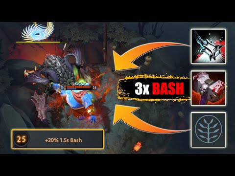 Triple bash Ogre Magi [Permanent Basher] Ability draft