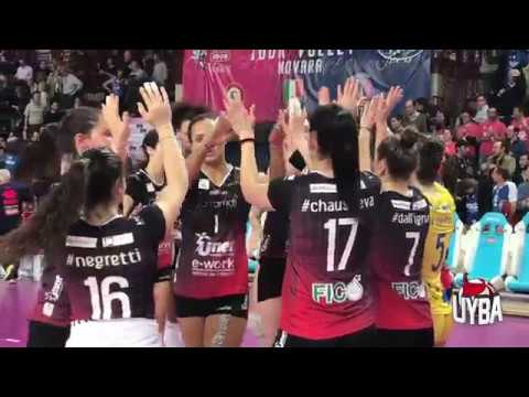 02/04/18 Highlights: Semifinale gara 1- Igor Volley Novara - UYBA