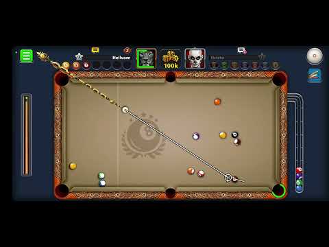 8ball pool..The first game is for 100,000 coins and a win in one round 😱🤯🙃