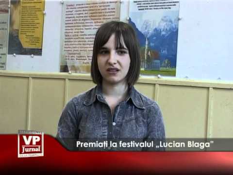 Premiaţi la festivalul „Lucian Blaga”