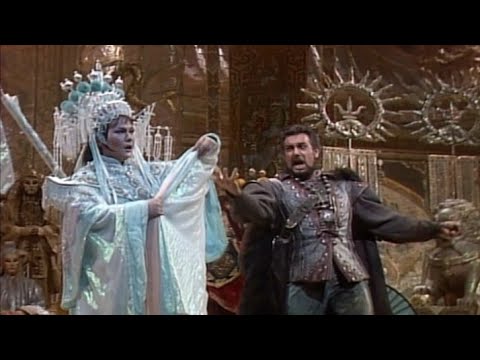 Turandot: 3 Riddles of Turandot with lyrics - Marton/Domingo/Cuenod - MET OPERA - Levine/Zeffirelli