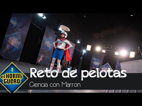 Marron desafía a ‘Canastito Man’ con un reto de lo más espinoso - El Hormiguero