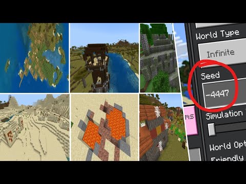 Minecraft Village, Pillager Outpost And Temple Seed