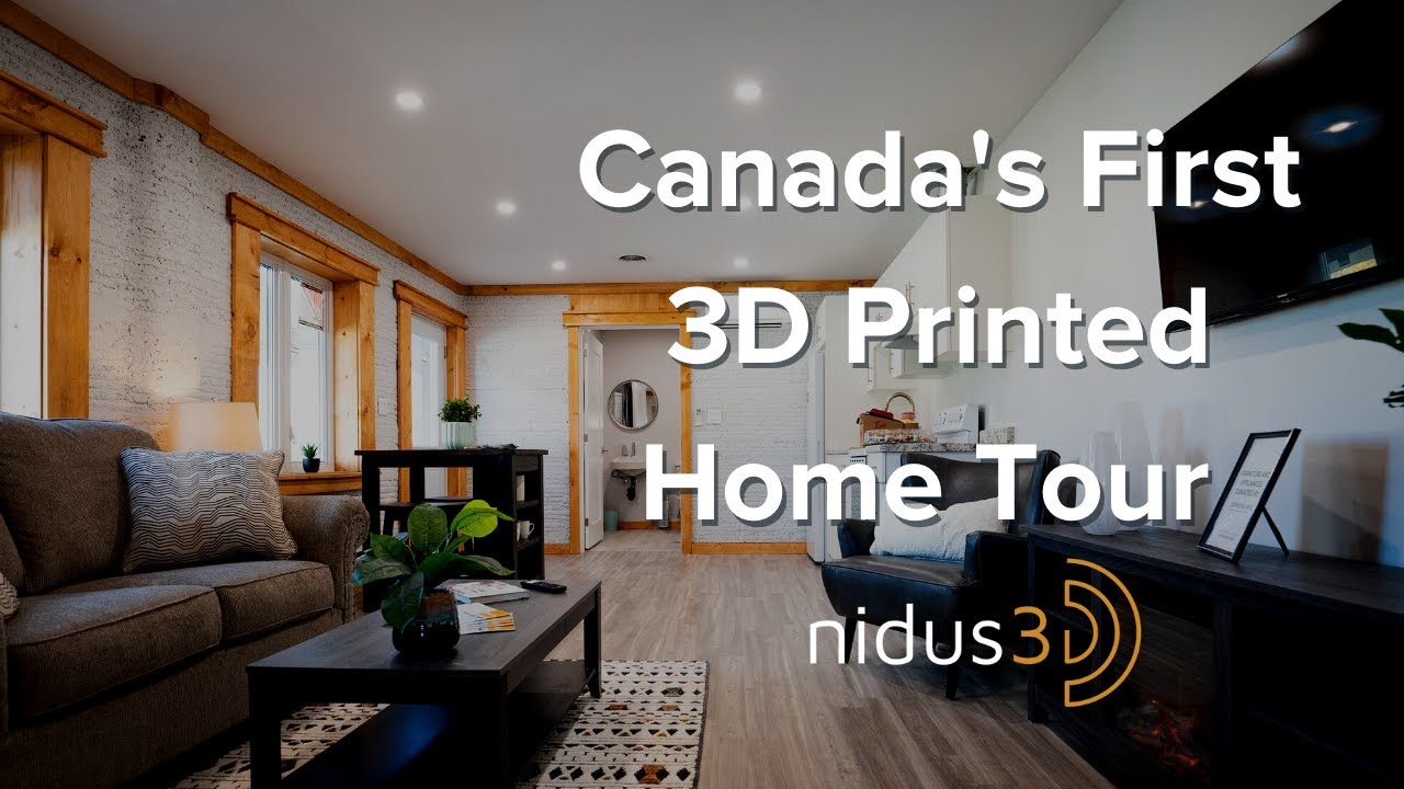 Canada's First 3D Concrete Printed Home Tour by nidus3D