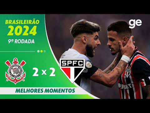 Gols e lances de Corinthians x São Paulo