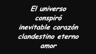 Mana-Amor Clandestino Letra