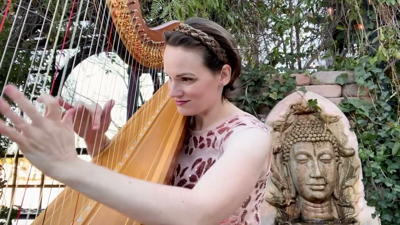 Promotional video thumbnail 1 for Modern Fairytale Wedding Harpist