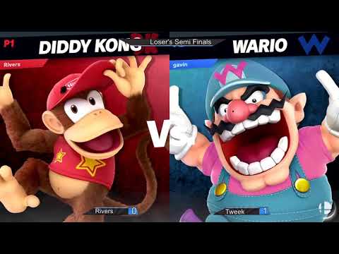 Platinum Star Weekly #49 - Rivers (Diddy Kong, Chrom) vs Tweek (Wario) - Loser's Semis
