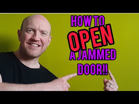 How to open a jammed door. Internal, inward opening, broken latch or handle.