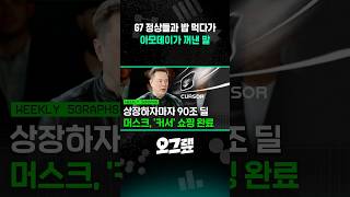 G7 정상들과 밥 먹다가 아모데이가 꺼낸 말 / 오그랲 위클리 / 비디오머그 #shorts