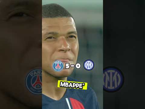 PSG OVERCOMES INTER TO BEATS THE CHAMPIONS😱#mbappe#psg#champions