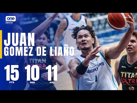 Juan Gomez De Liaño DEBUTS WITH TRIPLE-DOUBLE | PBA SEASON 50 PHILIPPINE CUP | HIGHLIGHTS