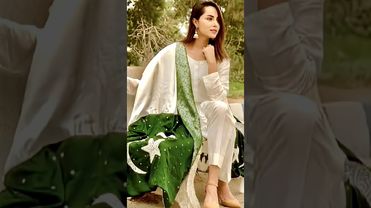 14 August Outfit Ideas | Pakistan Independence Day Lookbook 2025 🇵🇰#14augustdressdesignidea#shorts