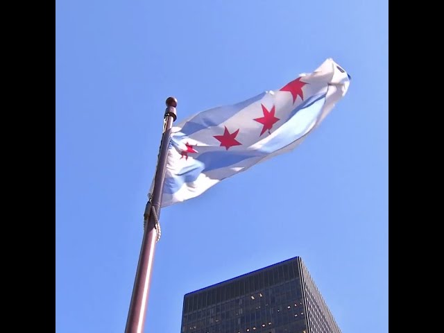 Vídeo relacionado con BANDERA de MESA de CHICAGO CITY 21x14cm - BANDERINA de DESPACHO DE LA CIUDAD DE CHICAGO 14 x 21 cm - AZ FLAG
