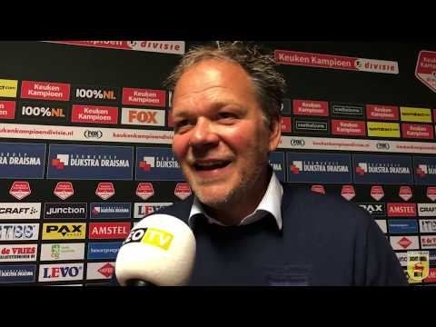 Reactie Henk de Jong na afloop van SC Cambuur - N.E.C. (0-0)