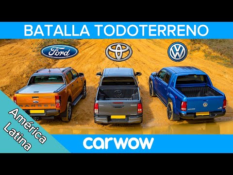 VW Amarok vs Ford Ranger vs Toyota Hilux: ¡BATALLA OFF-ROAD!