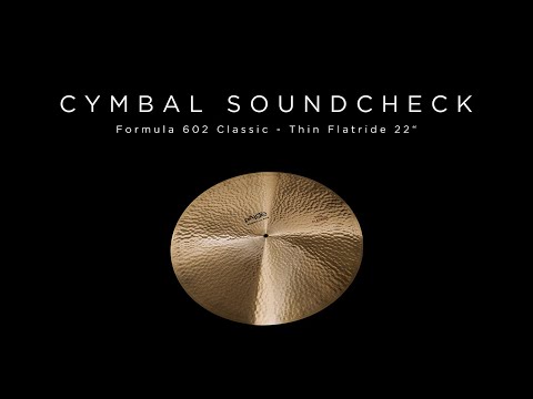 Paiste 22" Formula 602 Classic Thin Flat Top Ride Cymbal *IN STOCK* image 6